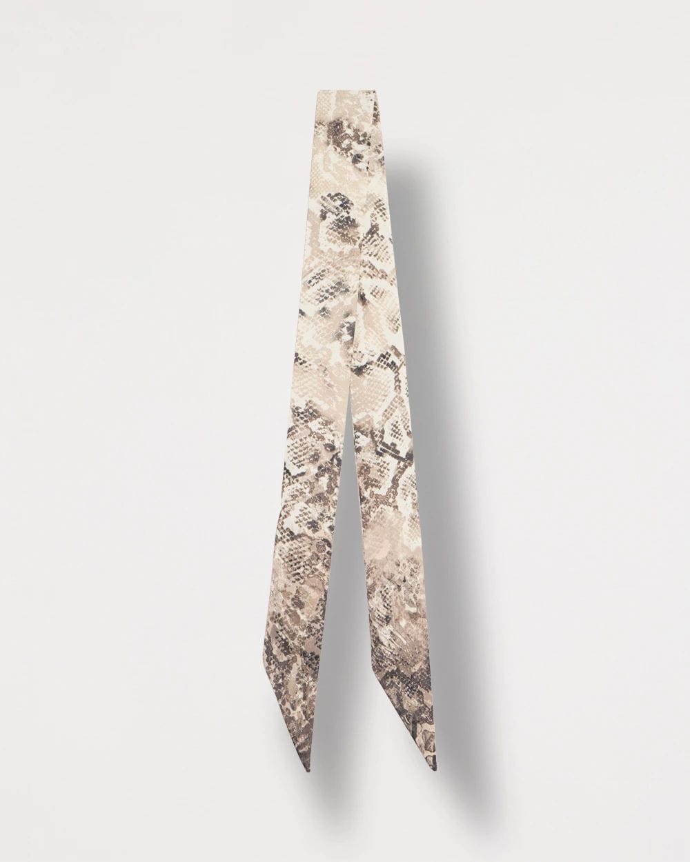 Python Printed Skinny Scarf click to view larger image.