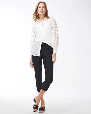 Brigitte™ Pull-On Slim Cropped Pants