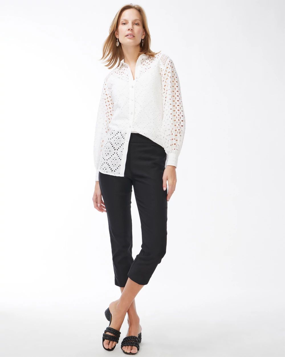 Brigitte™ Pull-On Slim Cropped Pants