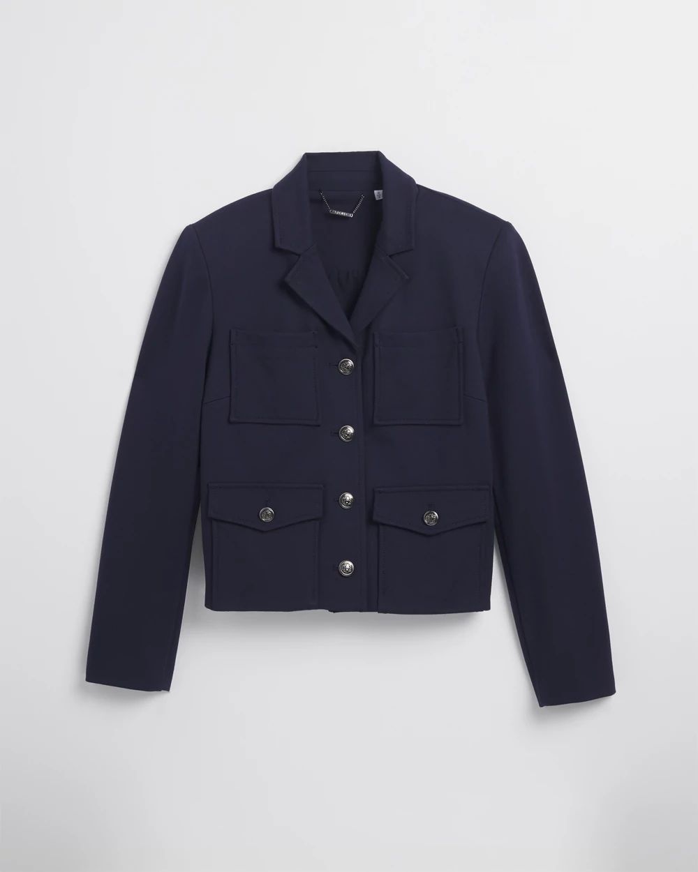 Ponte Cropped Jacket