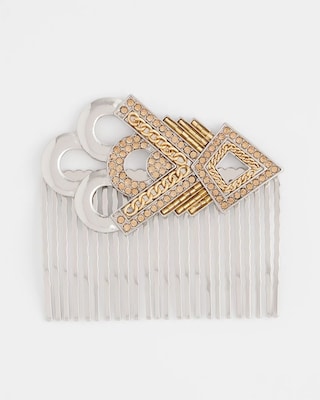 Art Deco Metal Comb click to view larger image.