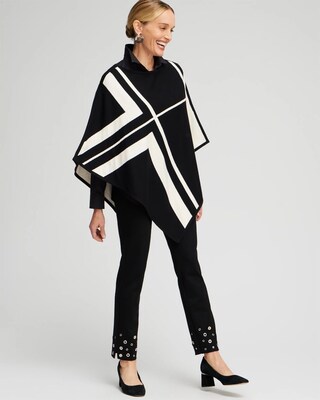 Reversible Triangle Sweater Poncho