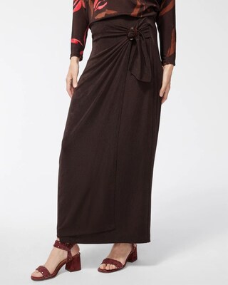 Travelers Faux Wrap Ring Skirt