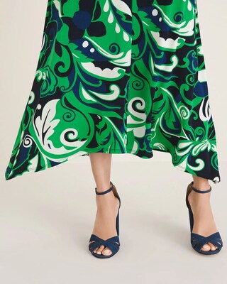 Travelers Classic Scroll-Print Dress