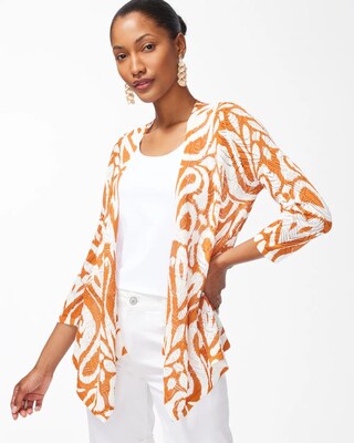 Summer Romance Abstract Cardigan