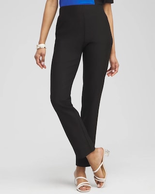 Petite Travelers™ Collection Crepe Cropped Pants