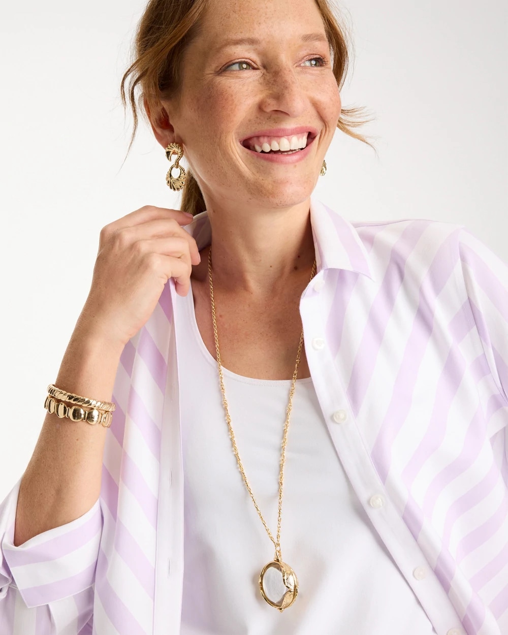 Butterfly Wing Monocle Necklace