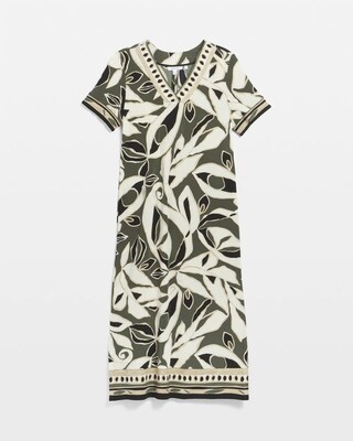 Travelers™ Paisley Border Print Dress