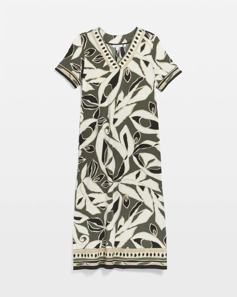 Travelers™ Paisley Border Print Dress