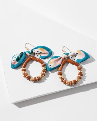 Beaded Hoop Earrings