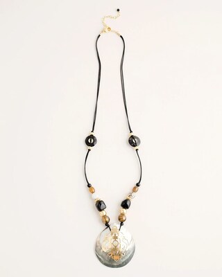 Mother-of-Pearl Pendant Necklace