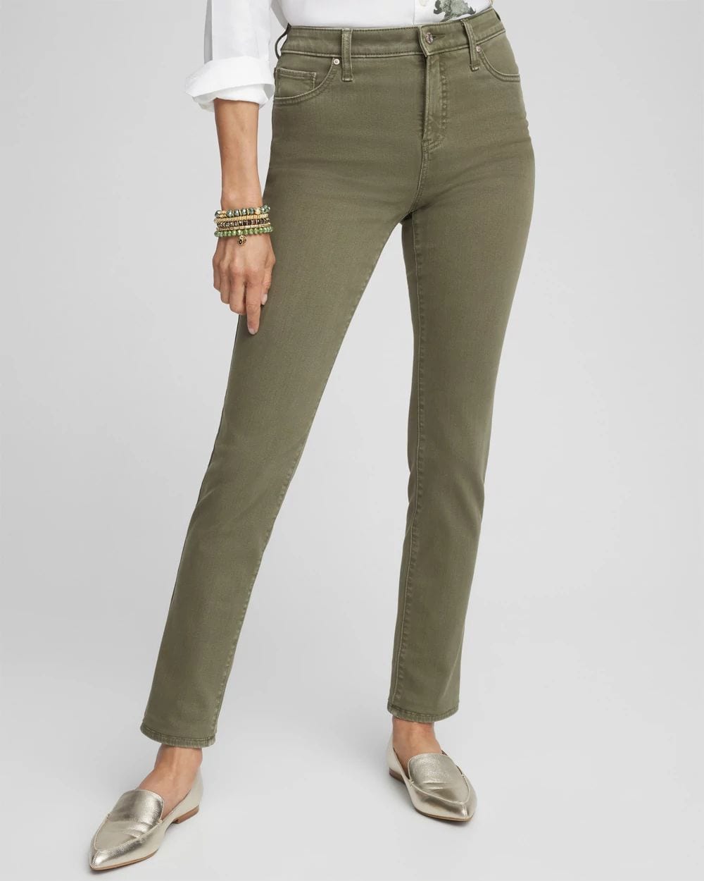 Girlfriend Slim Ankle Jeans