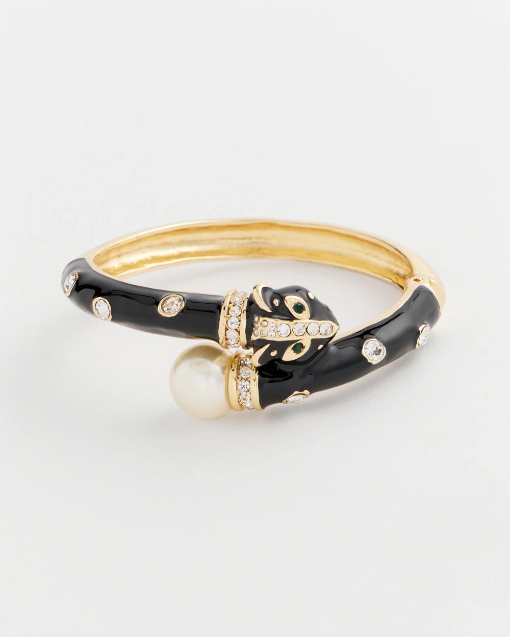 Jaguar Pavé Bangle Bracelet