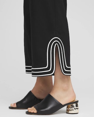 Juliet Artisanal Wide Leg Cropped Pants click to view larger image.