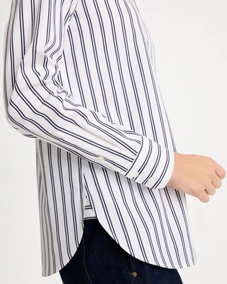 No Iron™ Stretch Striped Shirt click to view larger image.