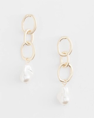 Chain Link Drop Earrings