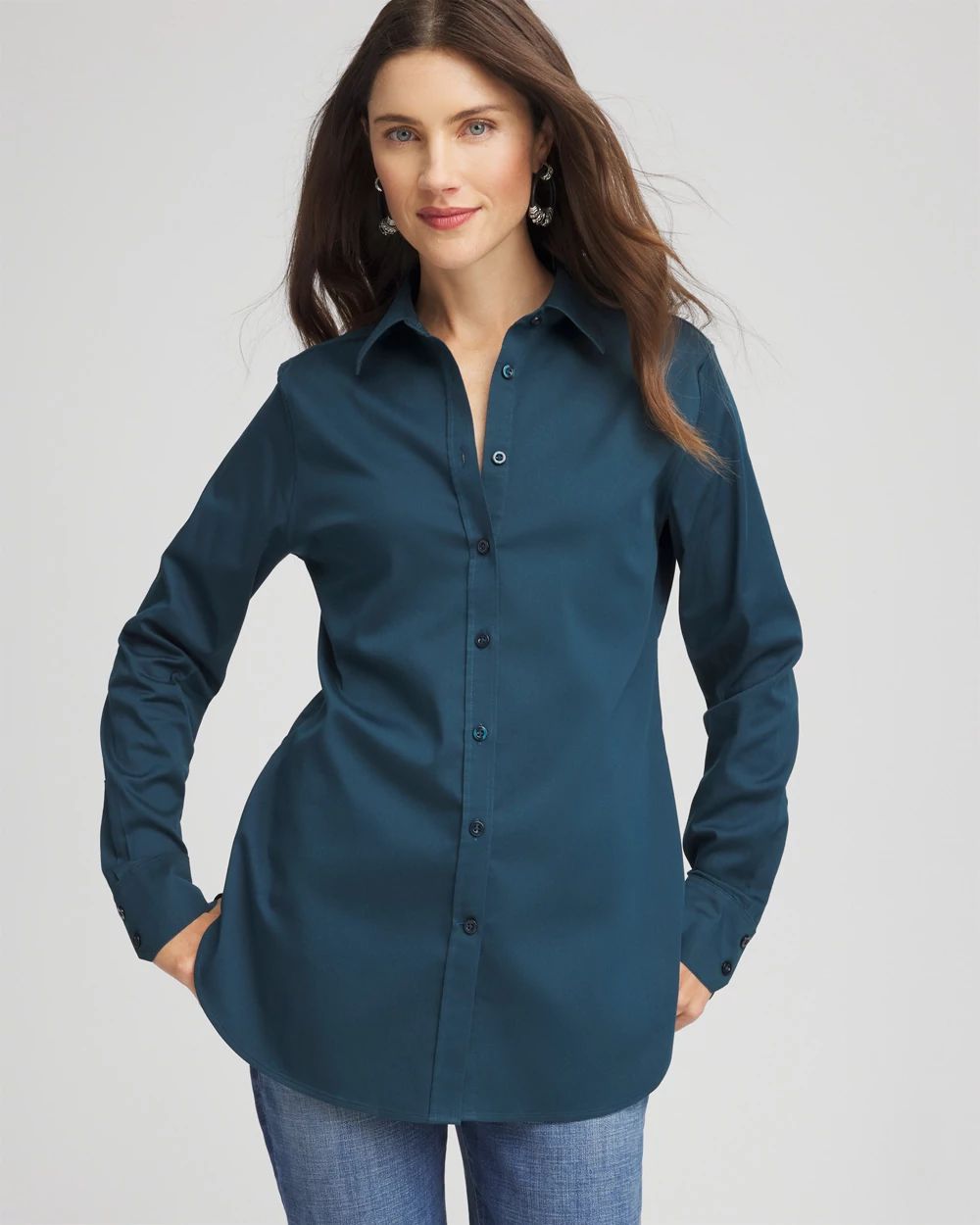 No Iron™ Fall Stretch Shirt