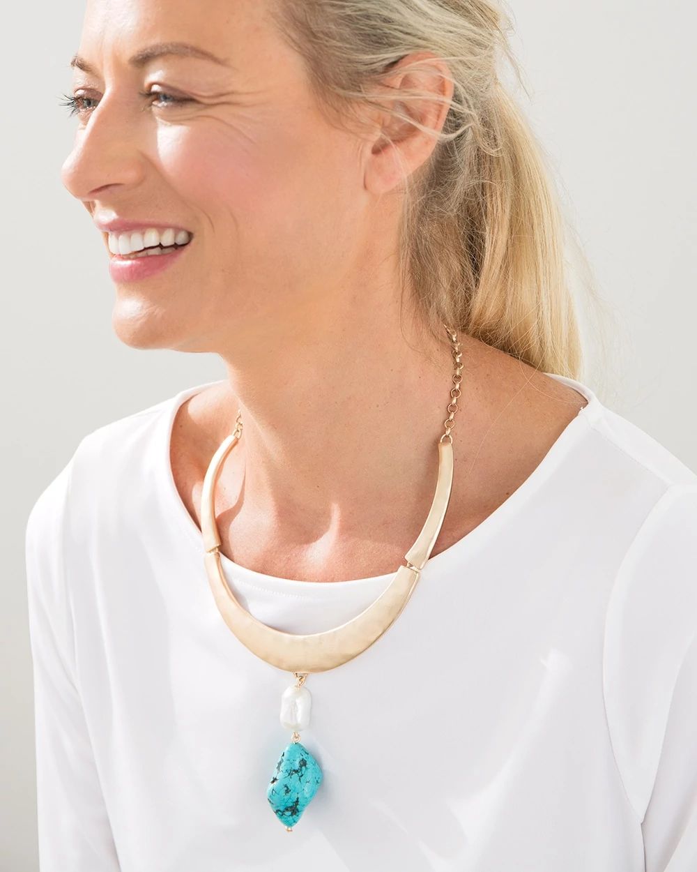 Turquoise Collar Necklace