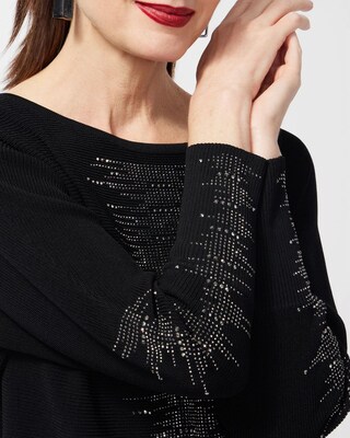 Studded Detail Pullover Sweater