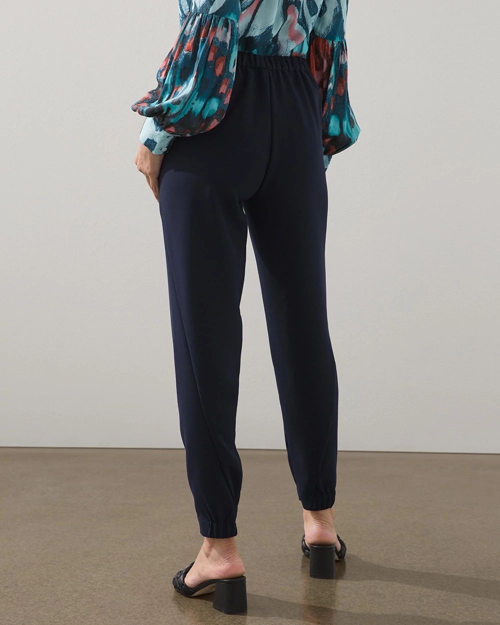 Crepe Ankle Pants