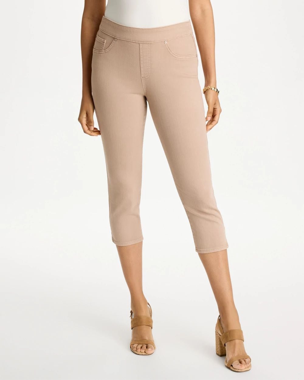 Pull-On Capri Jeans