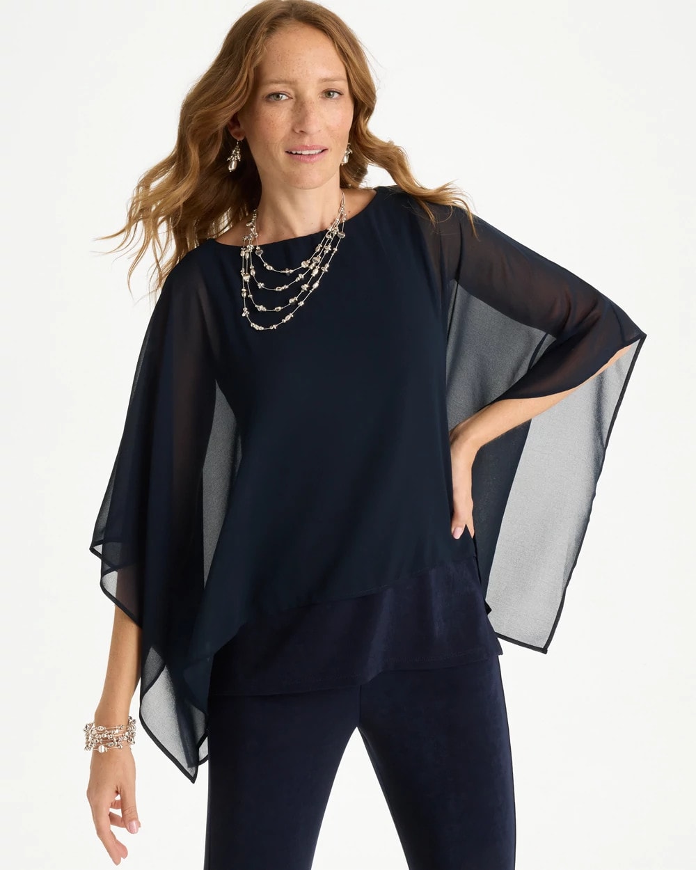Travelers™ Chiffon Layered Top