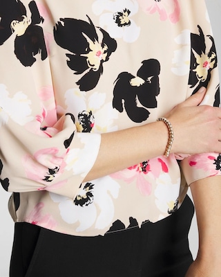 Satin Blossom Burst Shirt click to view larger image.