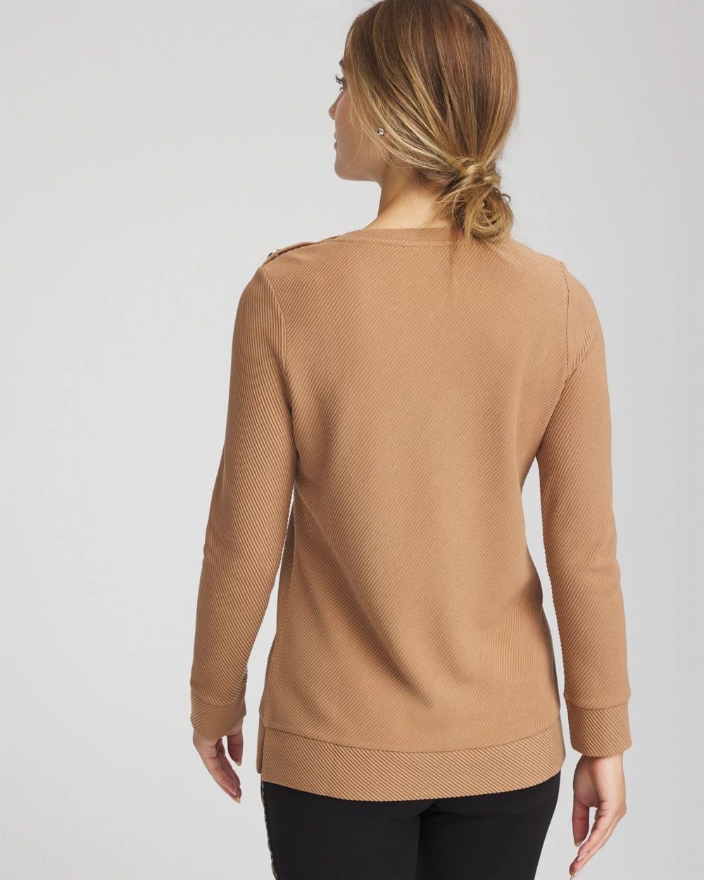 Zenergy® Ottoman Ribbed Tunic click to view larger image.