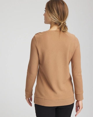 Zenergy® Ottoman Ribbed Tunic click to view larger image.