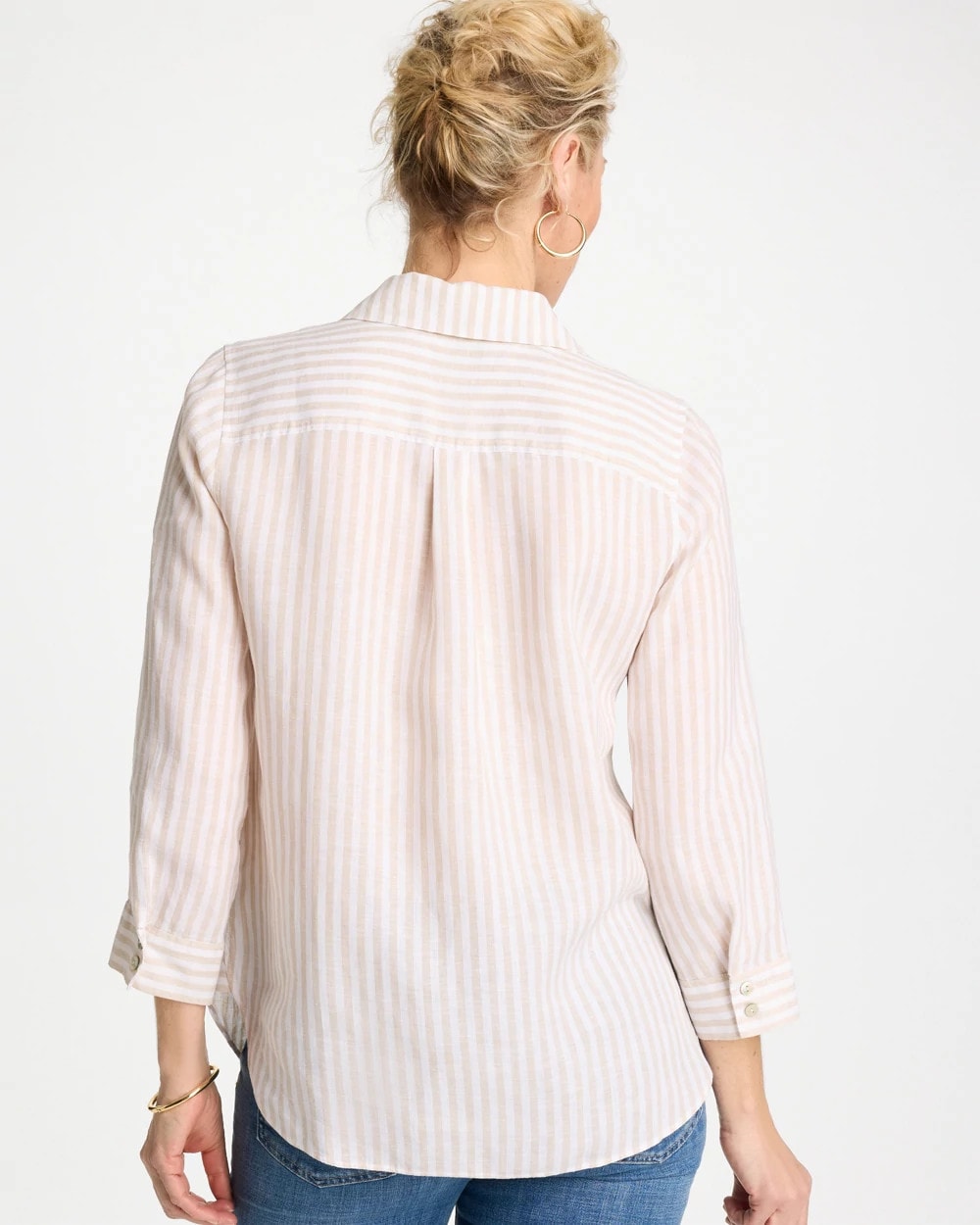 No Iron™ Striped Linen Shirt