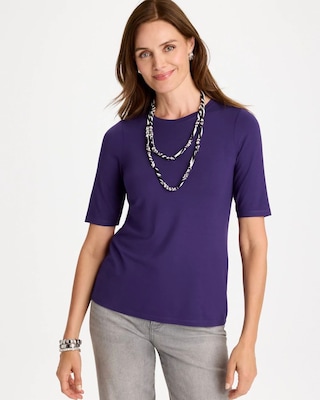 Touch of Cool™ Elbow Sleeve Tee