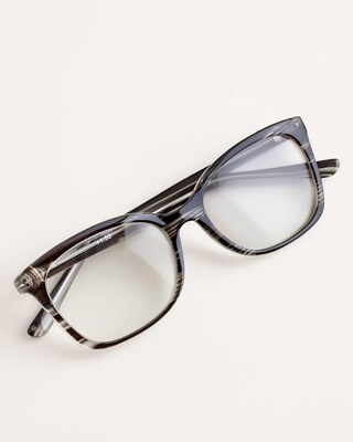 Black Rectangular Reading Glasses