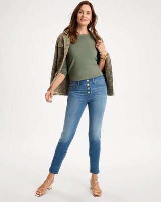 Pull-On Slim Ankle Jeggings