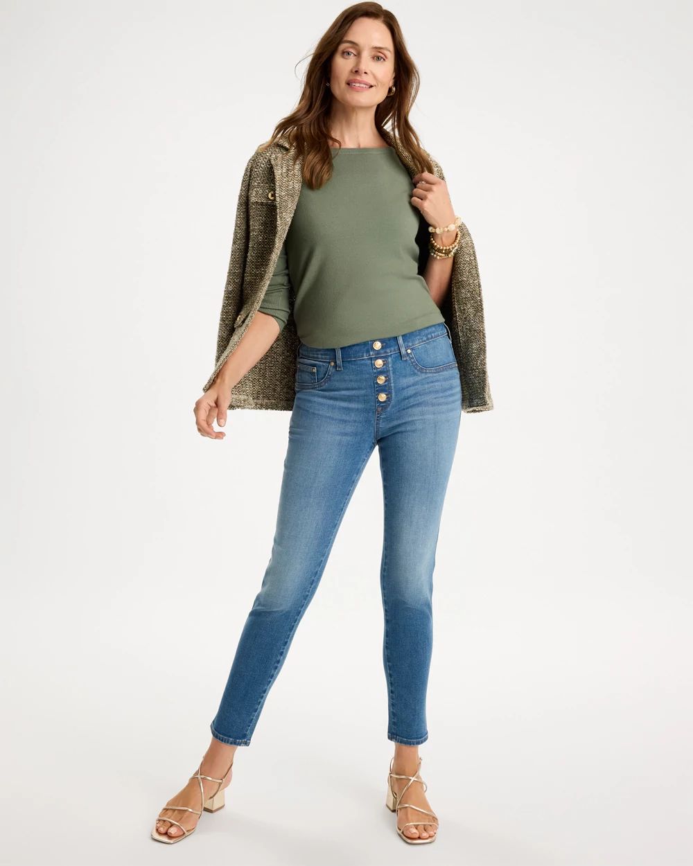 Pull-On Slim Ankle Jeggings