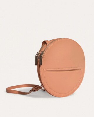 Pixie Mood Apricot-Hued Phoebe Circle Crossbody Bag