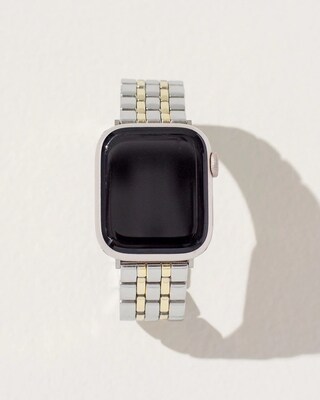 Silver Tone & Gold Tone Apple Watch Band