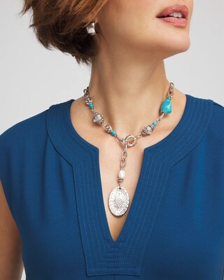 Single-Strand Charm Necklace click to view larger image.