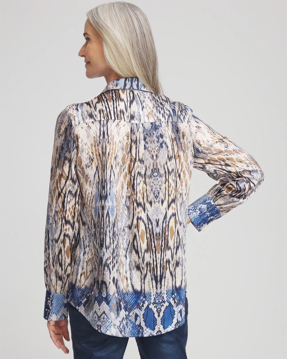 Ombre Snake Print Tunic click to view larger image.