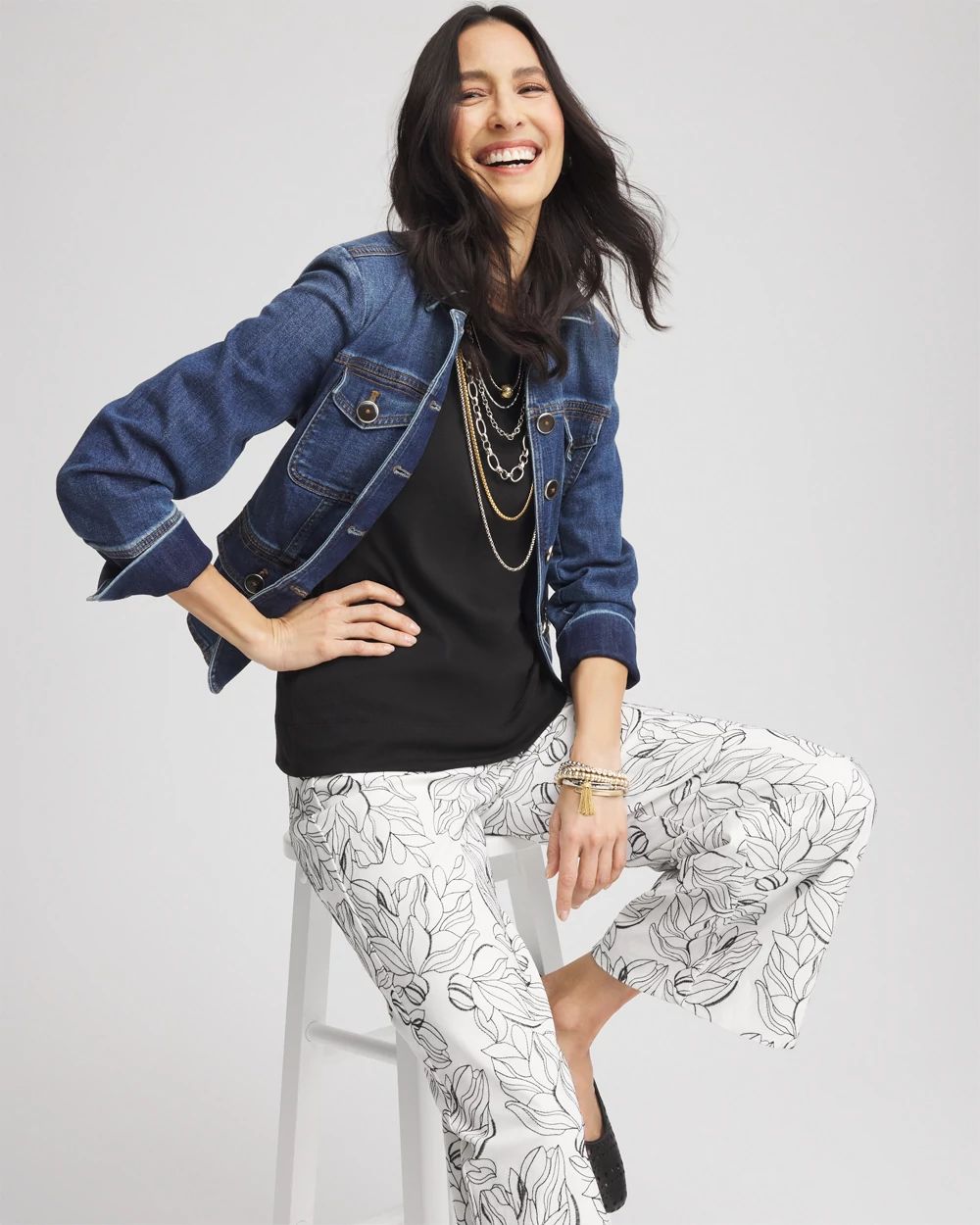 Pima Cotton Bateau-Neck Tee
