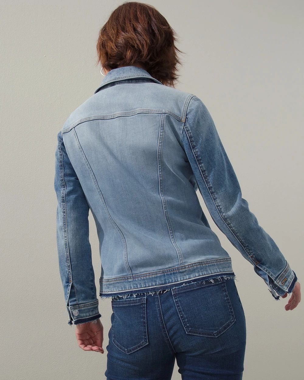 Laser Patches Denim Jacket