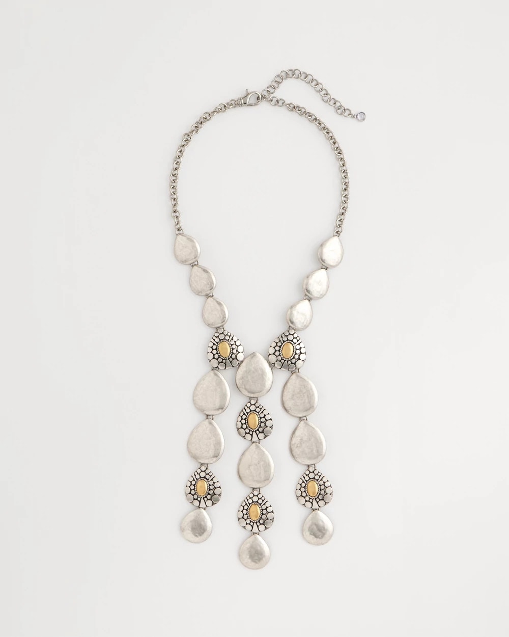 Island Metal Linear Necklace