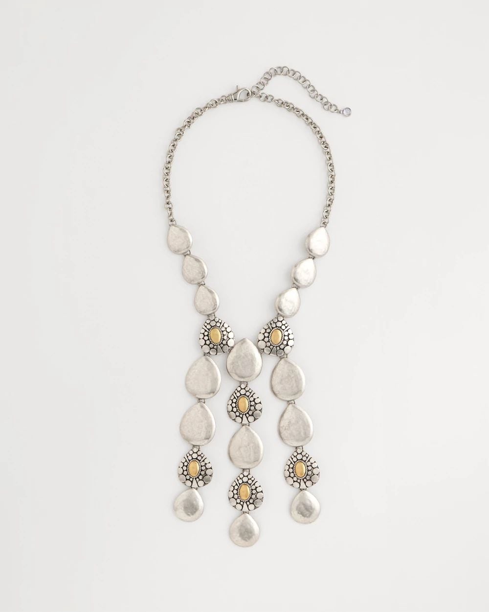 Island Metal Linear Necklace