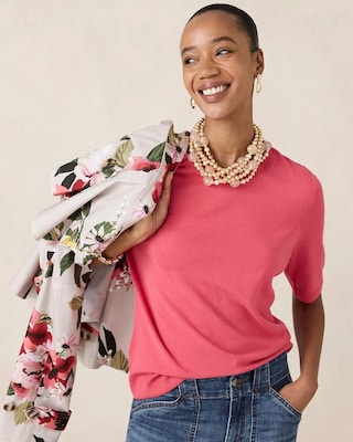 Ella Crewneck Pullover Sweater