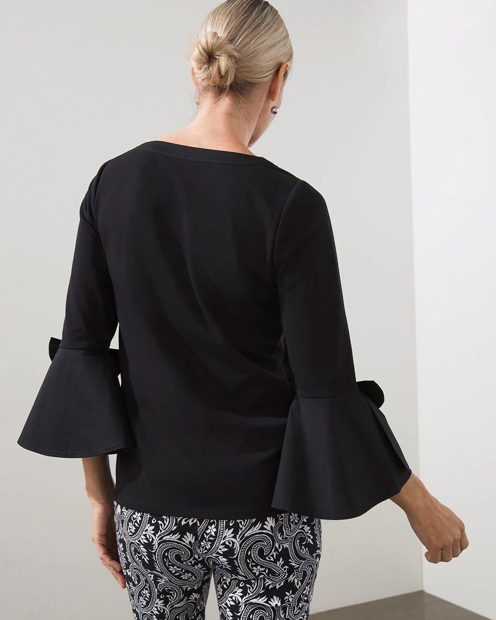 Bow Sleeve Top