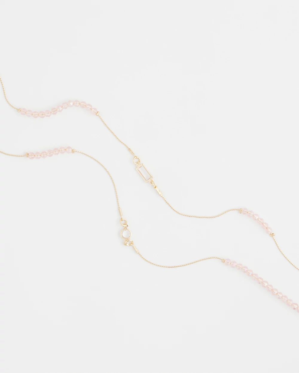Pink Double-Strand Necklace click to view larger image.