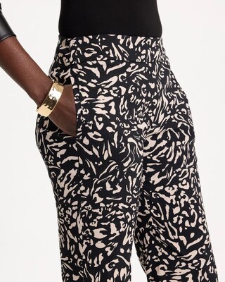 Floral Brigitte™ Straight Crop Pants click to view larger image.