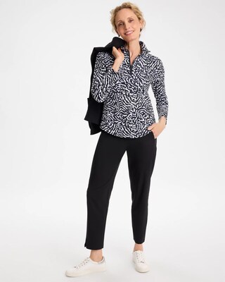 Zenergy® UPF Printed Half-Zip Polo click to view larger image.