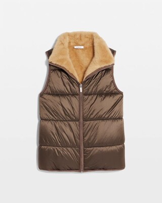 Zenergy® Reversible Faux-Fur Vest click to view larger image.