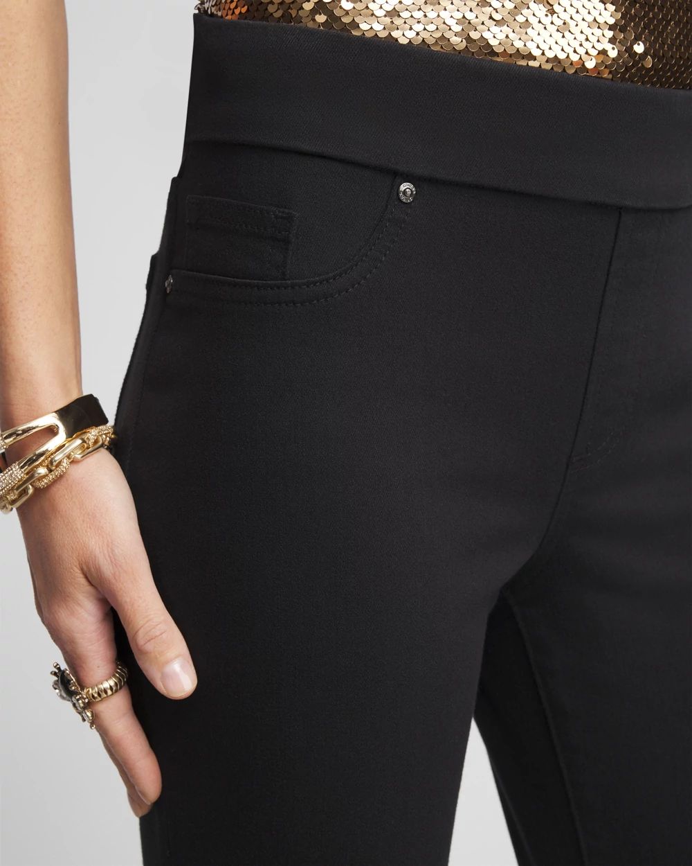 Pull On Flare Jeggings