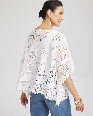 Lace Crochet Poncho
